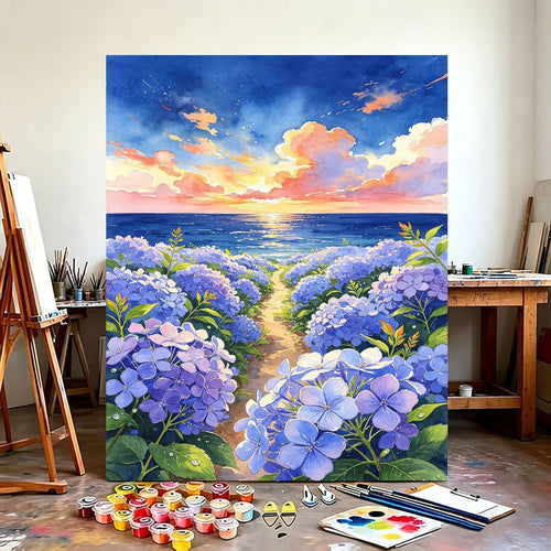 Floral-Theme Wall Art Canvas Print Bowlift
