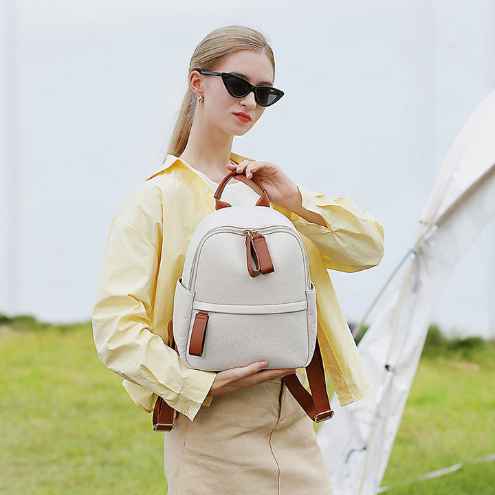 Minimalist Textured Backpack Bowlift