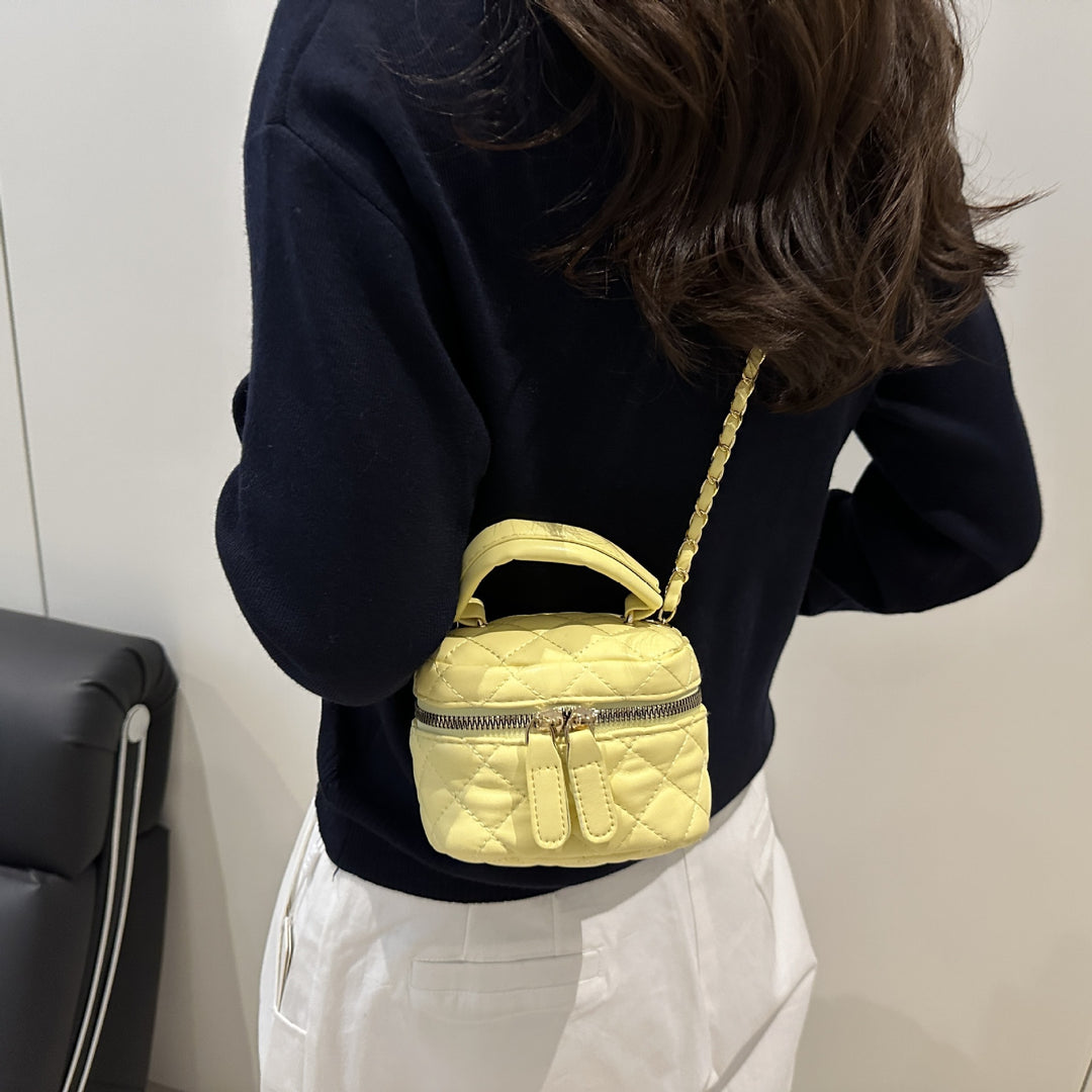 Quilted Mini Crossbody Bag Bowlift