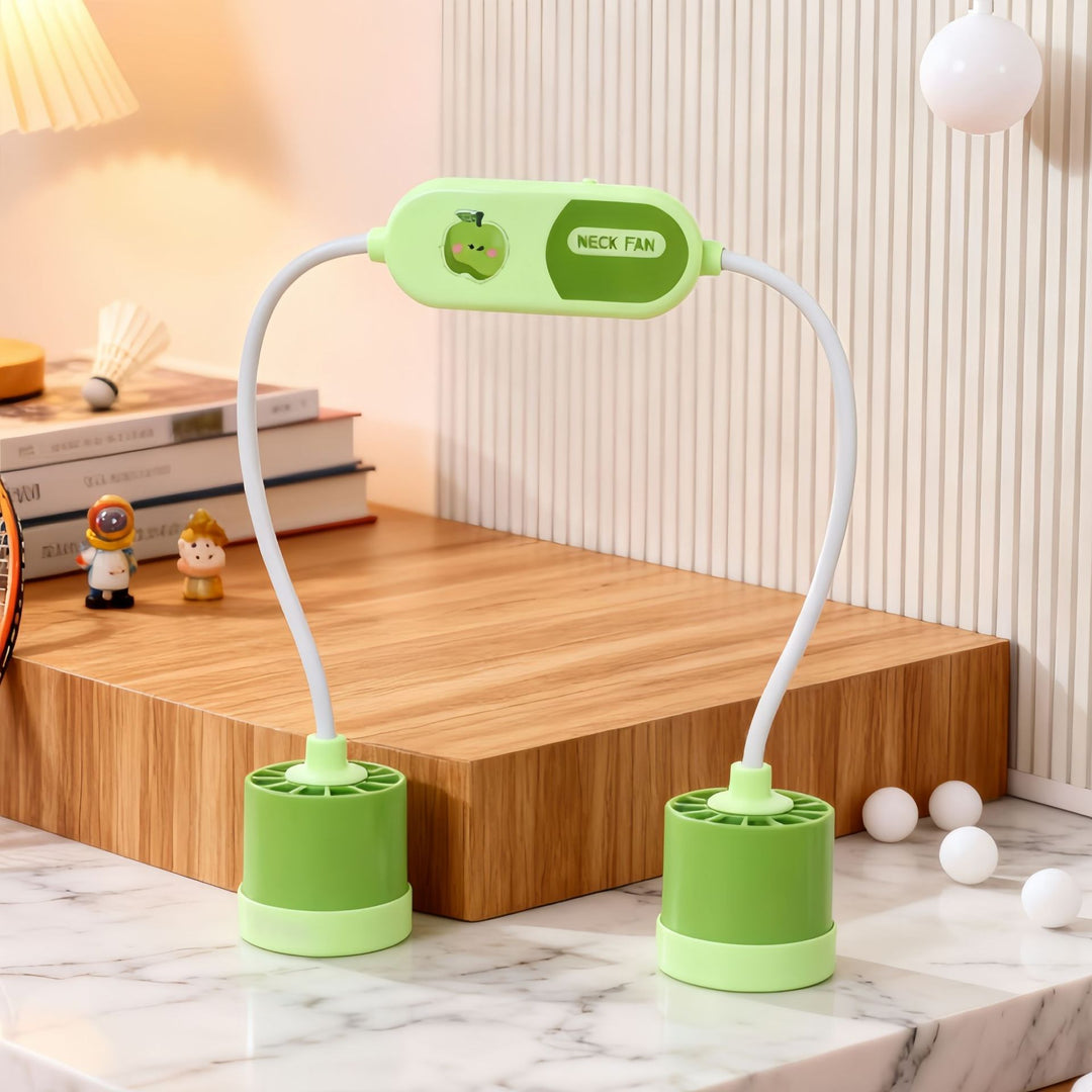 Women's Portable Neck Fan with Flexible Hose Bowlift