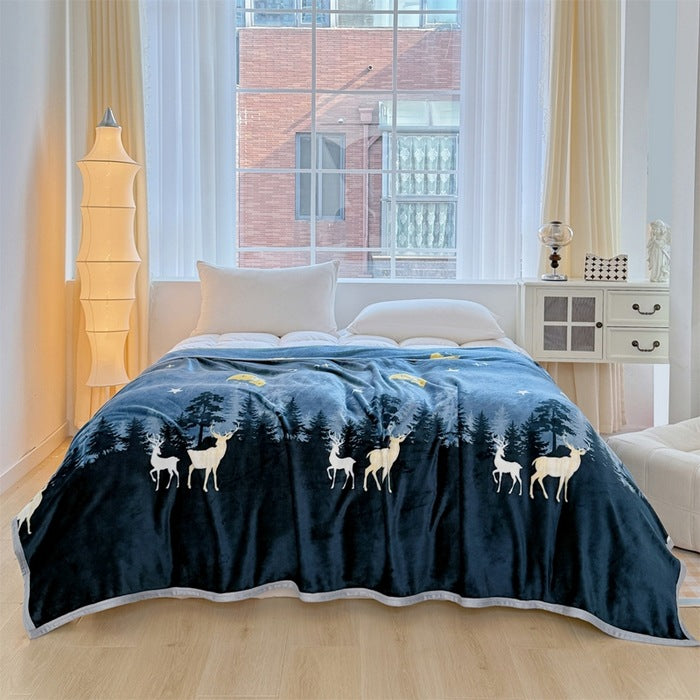 Women Patterned Blanket made of Soft Cotton Bowlift