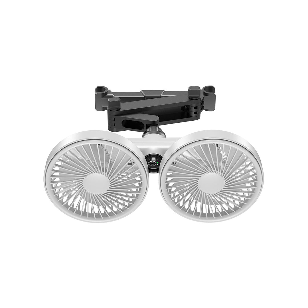 Unisex Dual-Head Clip-On Fan Bowlift