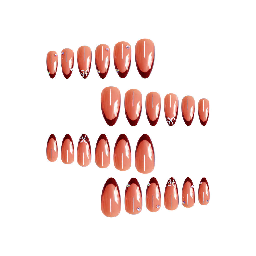 Elegant Press-On Stiletto Nail Art Bowlift