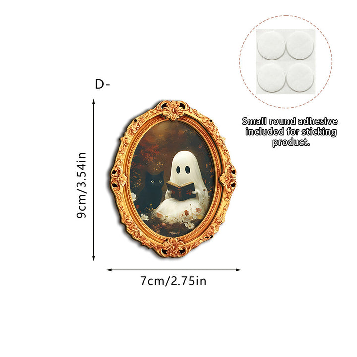 Wall art with creative ghost motif Bowlift