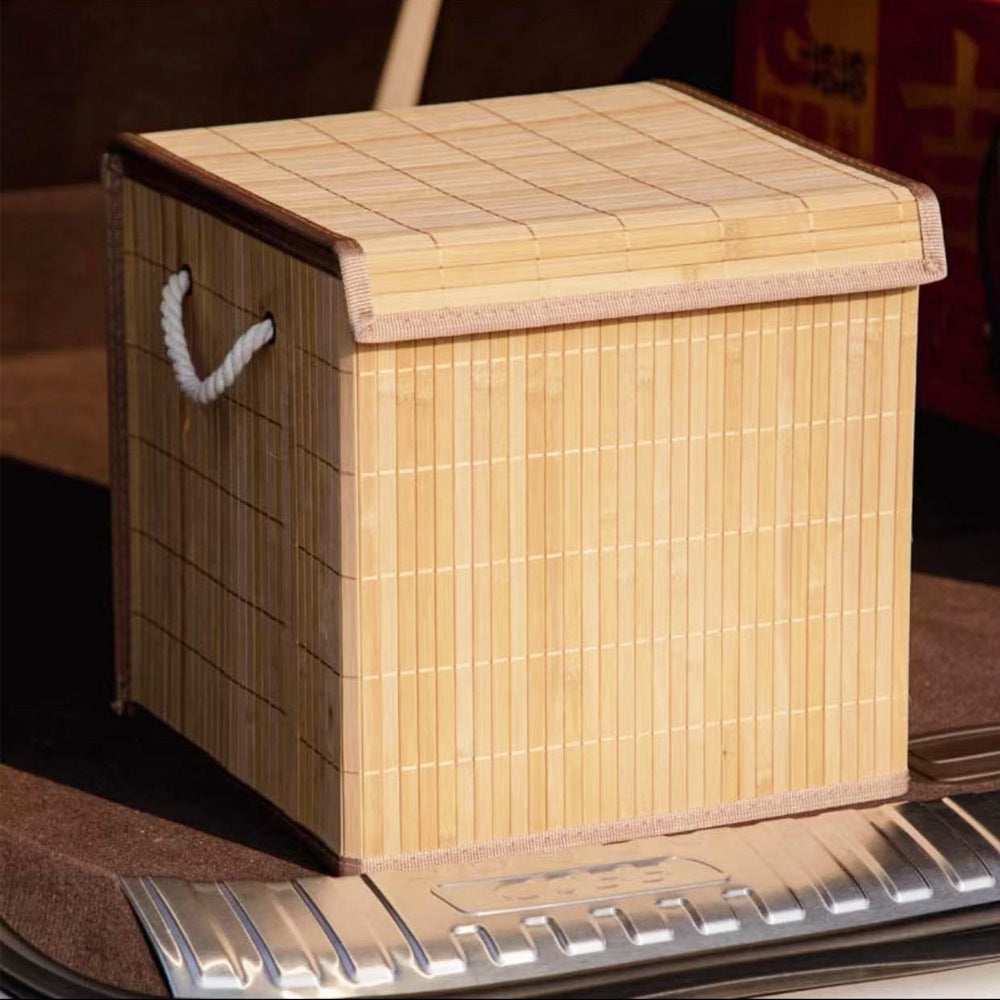 Laundry basket made of natural bamboo Bowlift