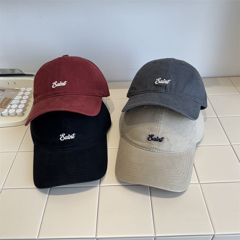 Women's Vintage-Inspired Casual Twill Cap Bowlift