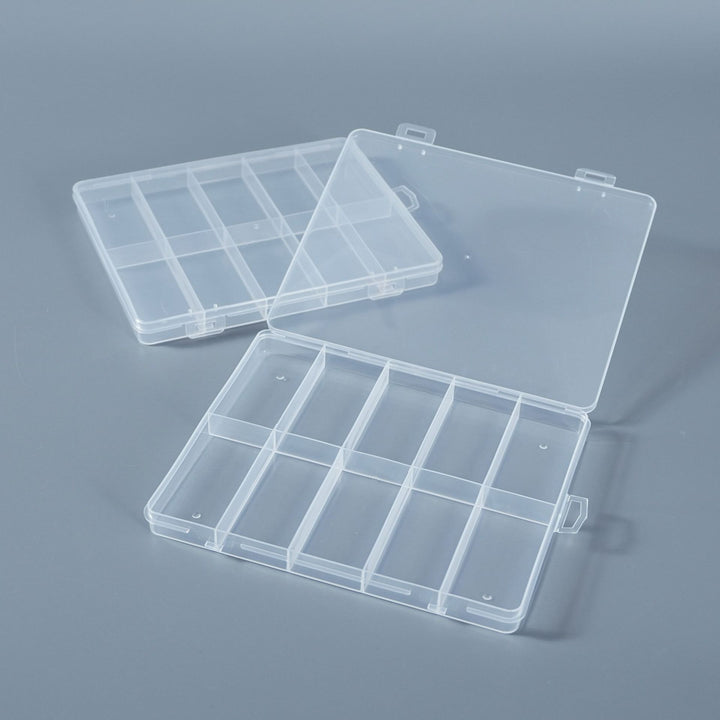 Multi-Divisional Clear Craft Storage Case Bowlift