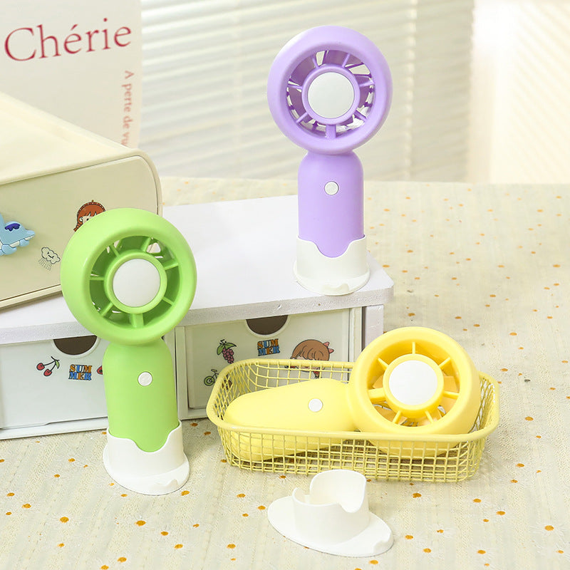 Women's portable handheld fan with USB connection Bowlift