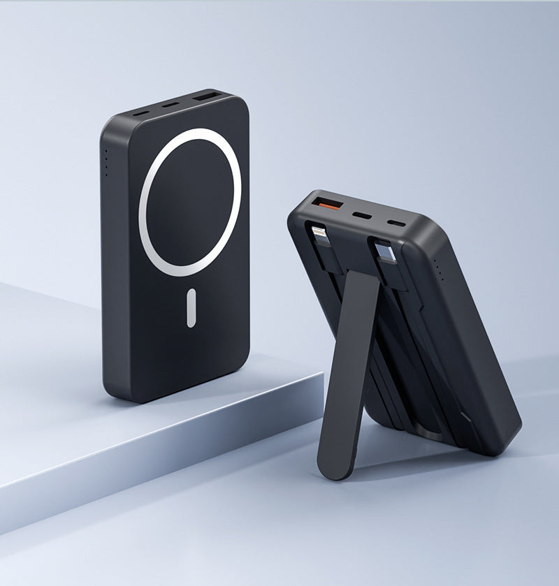 Magnetic Portable Power Bank with Stand Function Bowlift