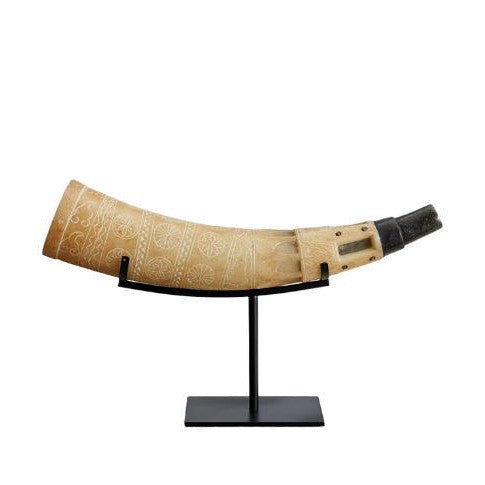 Decorative Horn Woodcarving Display