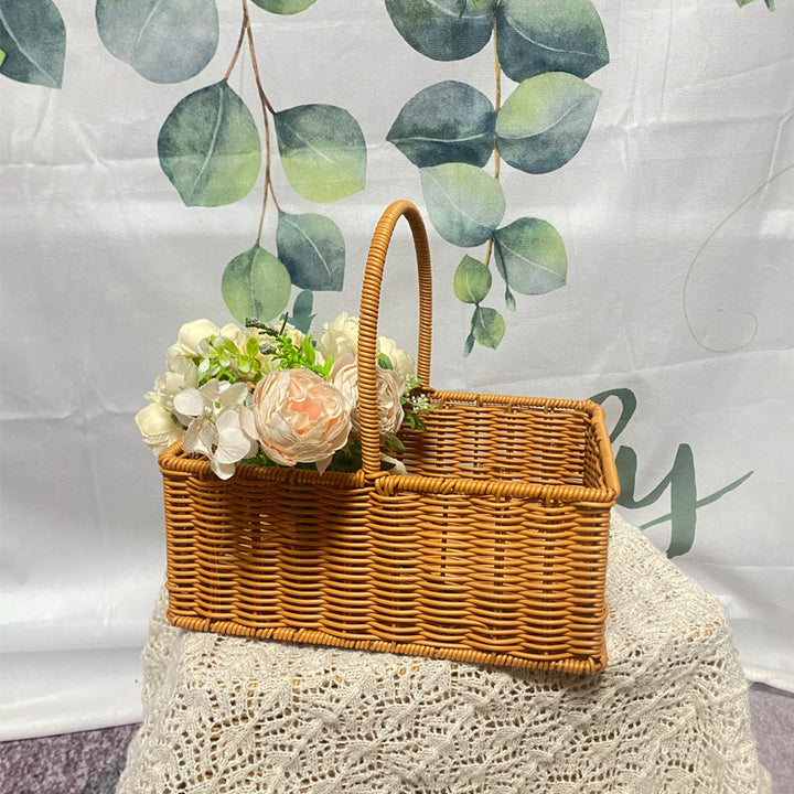 Handwoven Storage Basket Bowlift