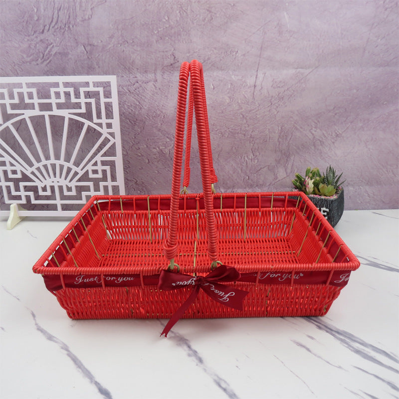 Stylish Woven Handbag Bowlift