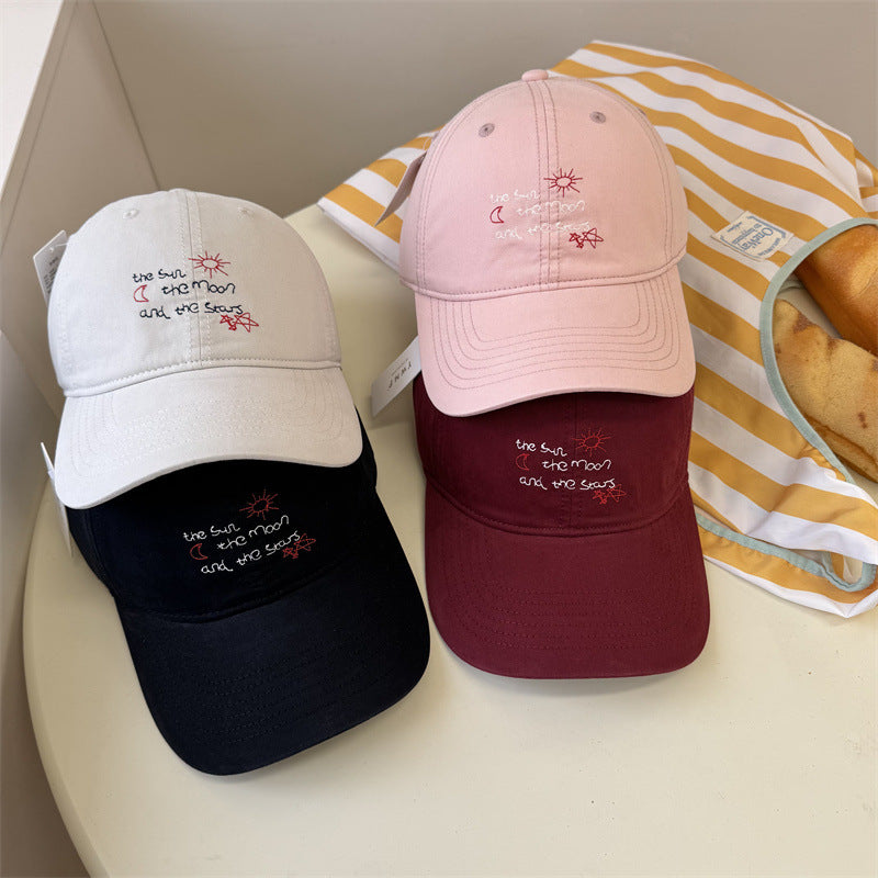 Women's Casual Embroidered Dad Cap Bowlift