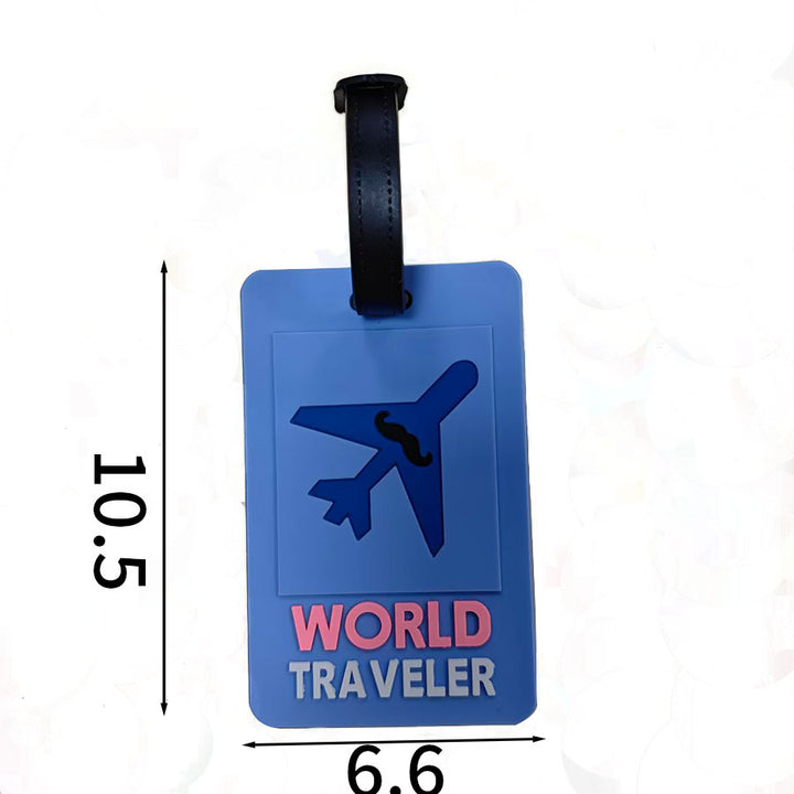 Unisex Luggage Tag with Unique Airplane Design Bowlift