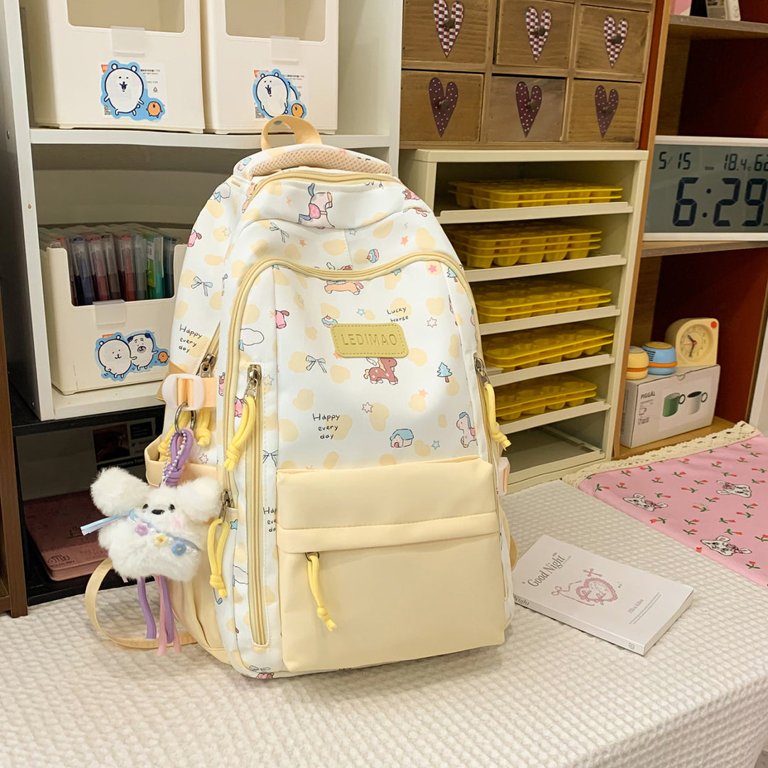 Playful Animal Graphic Backpack