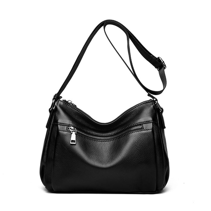 Textured Leather Crossbody Bag Bowlift