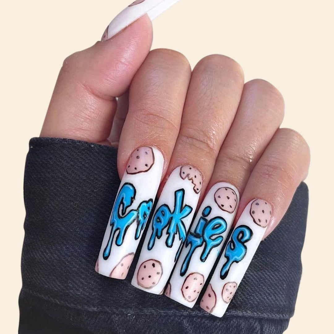 Artful Nail Art with Cookie Motif Bowlift