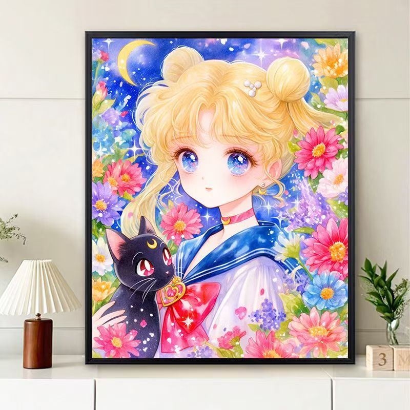 Whimsical Floral Character Art Print Bowlift