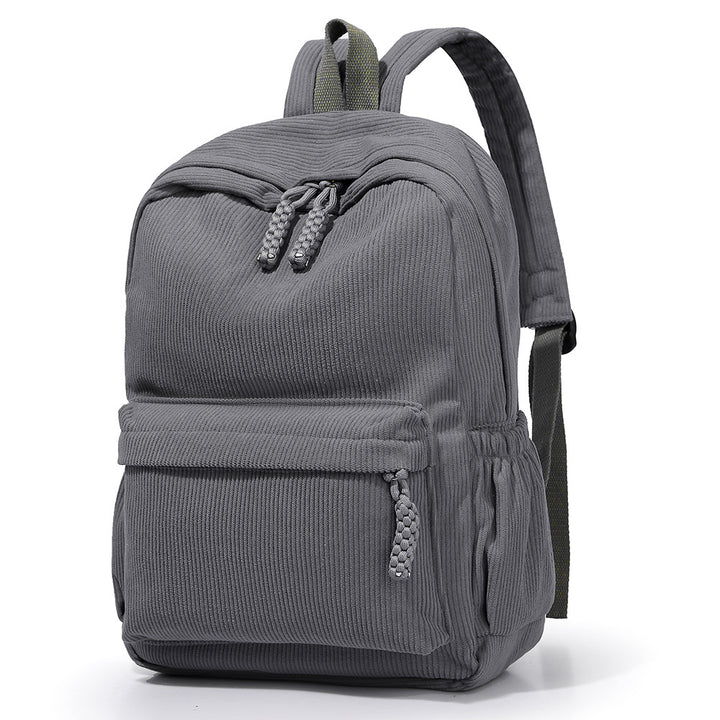 WoTextured Fabric Casual Backpack Bowlift