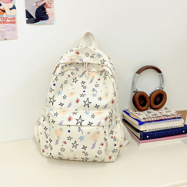 Stylish Patterned School Backpack Bowlift
