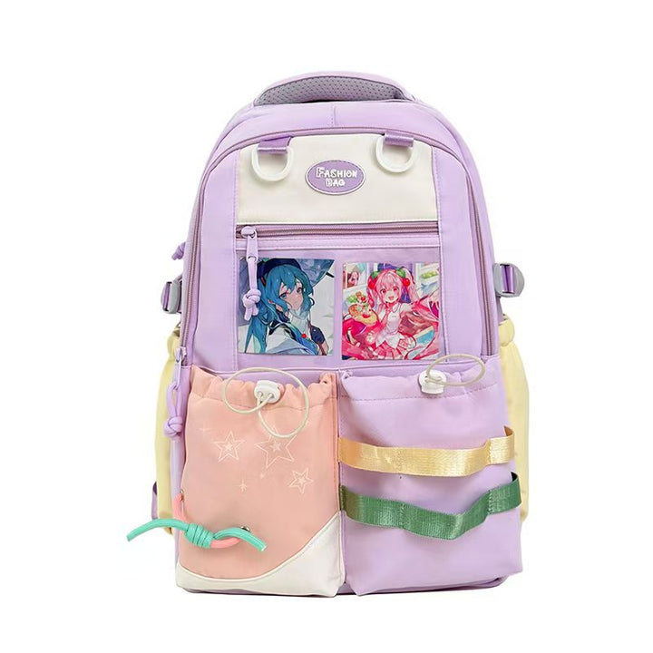Graphic Illustration Multifunctional Backpack Bowlift
