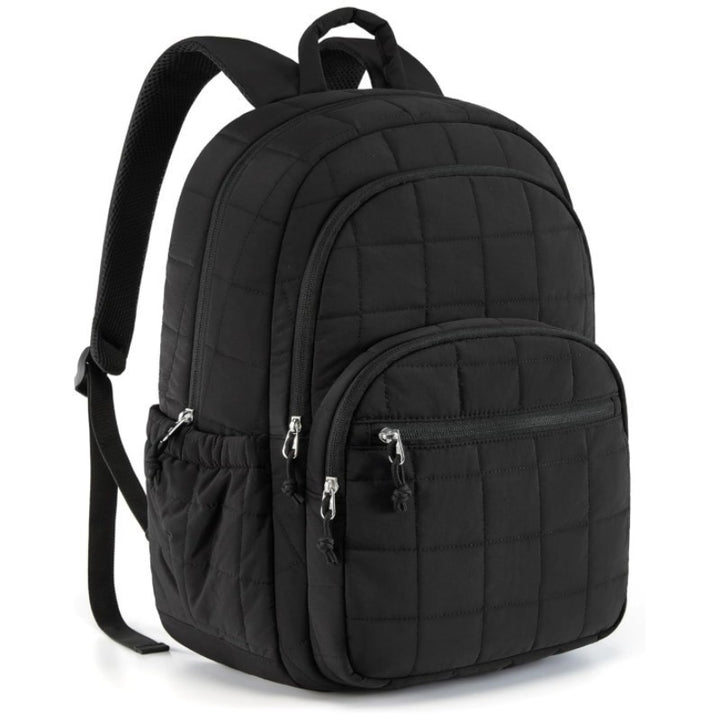 Fashionable backpack with padded interior and multiple compartments Bowlift