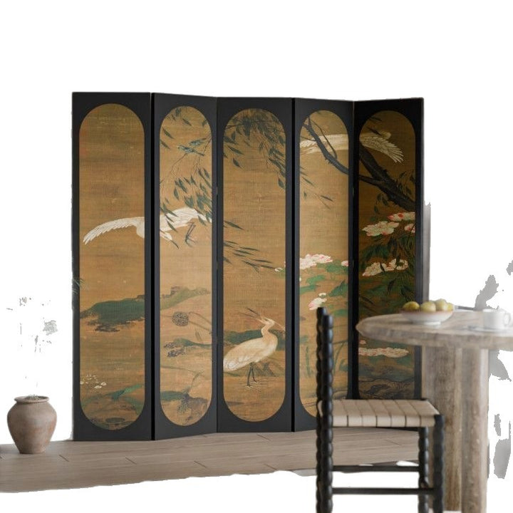 Artistic Floral Room Divider Bowlift