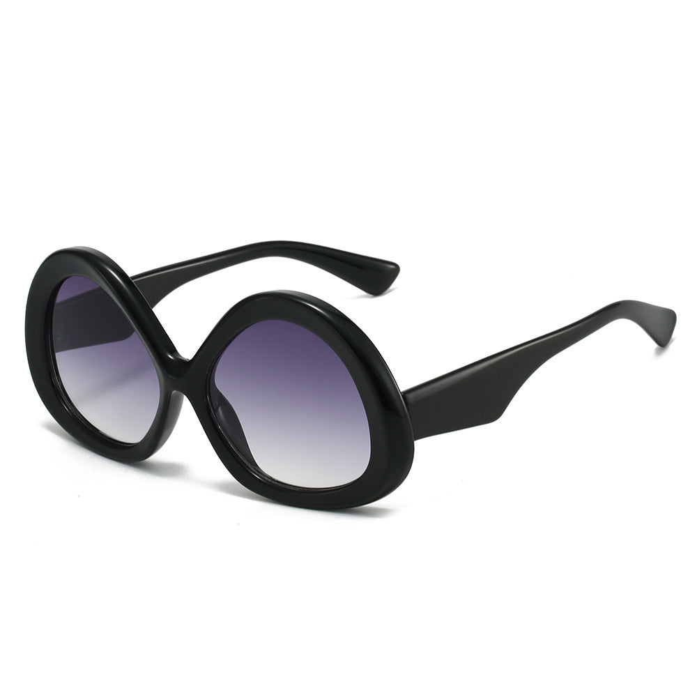 Oversized Retro-Inspired Butterfly Sunglasses Bowlift