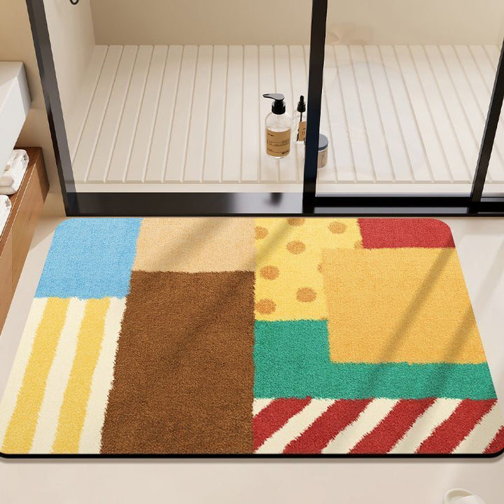 Cute Bear-Themed Bath Mat Bowlift