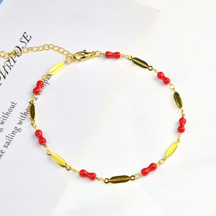 Elegant Gemstone Anklet Bowlift