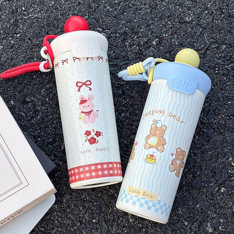 Ladies funny cat water bottle Bowlift