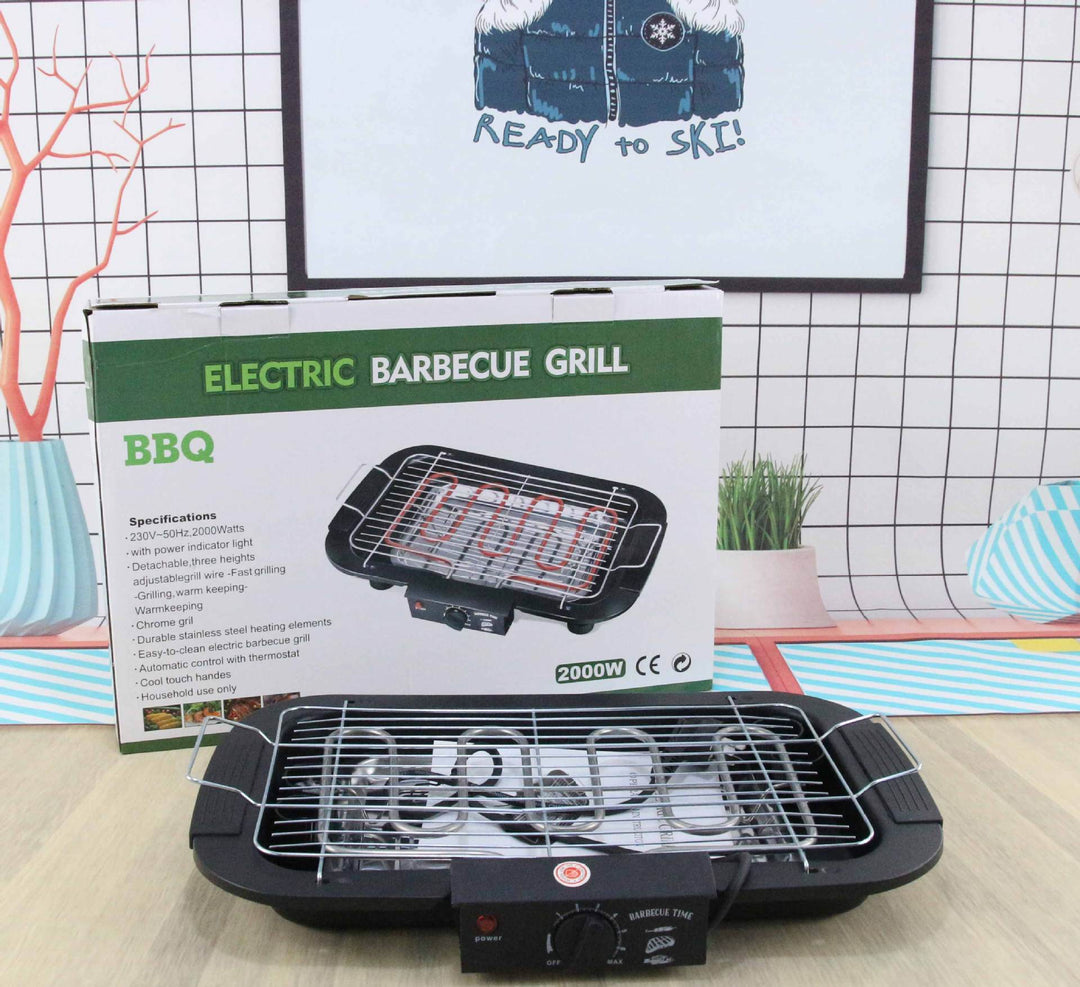 Electric Indoor Barbecue Grill Bowlift