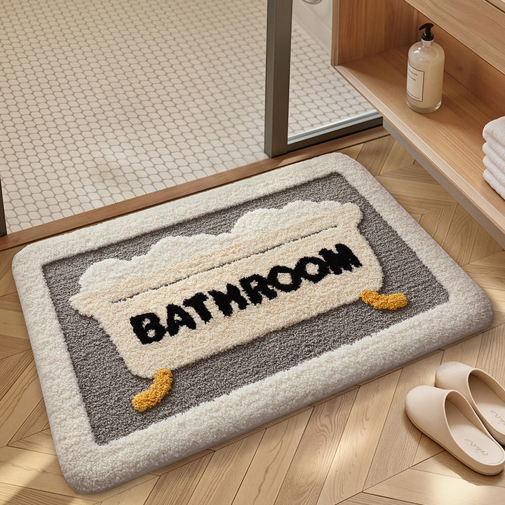 Memory Foam Bath Mat Bowlift
