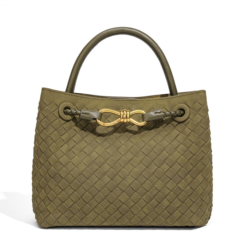 Chic Woven Handbag Bowlift