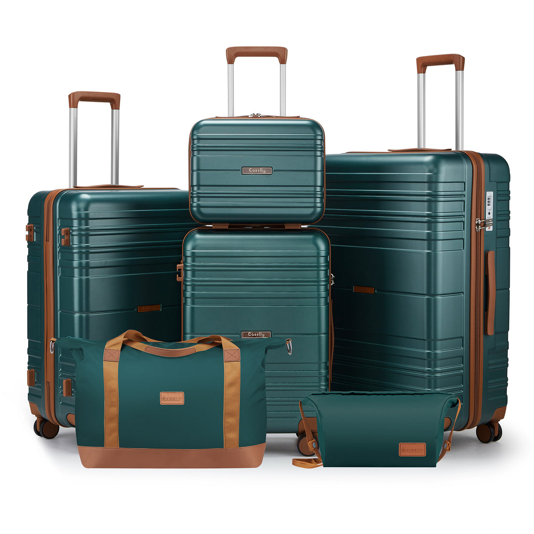 Unisex Versatile Expandable Hard Shell Travel Luggage Set Bowlift
