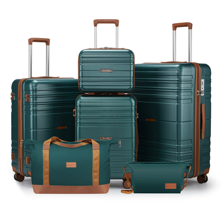 Unisex Versatile Expandable Hard Shell Travel Luggage Set Bowlift