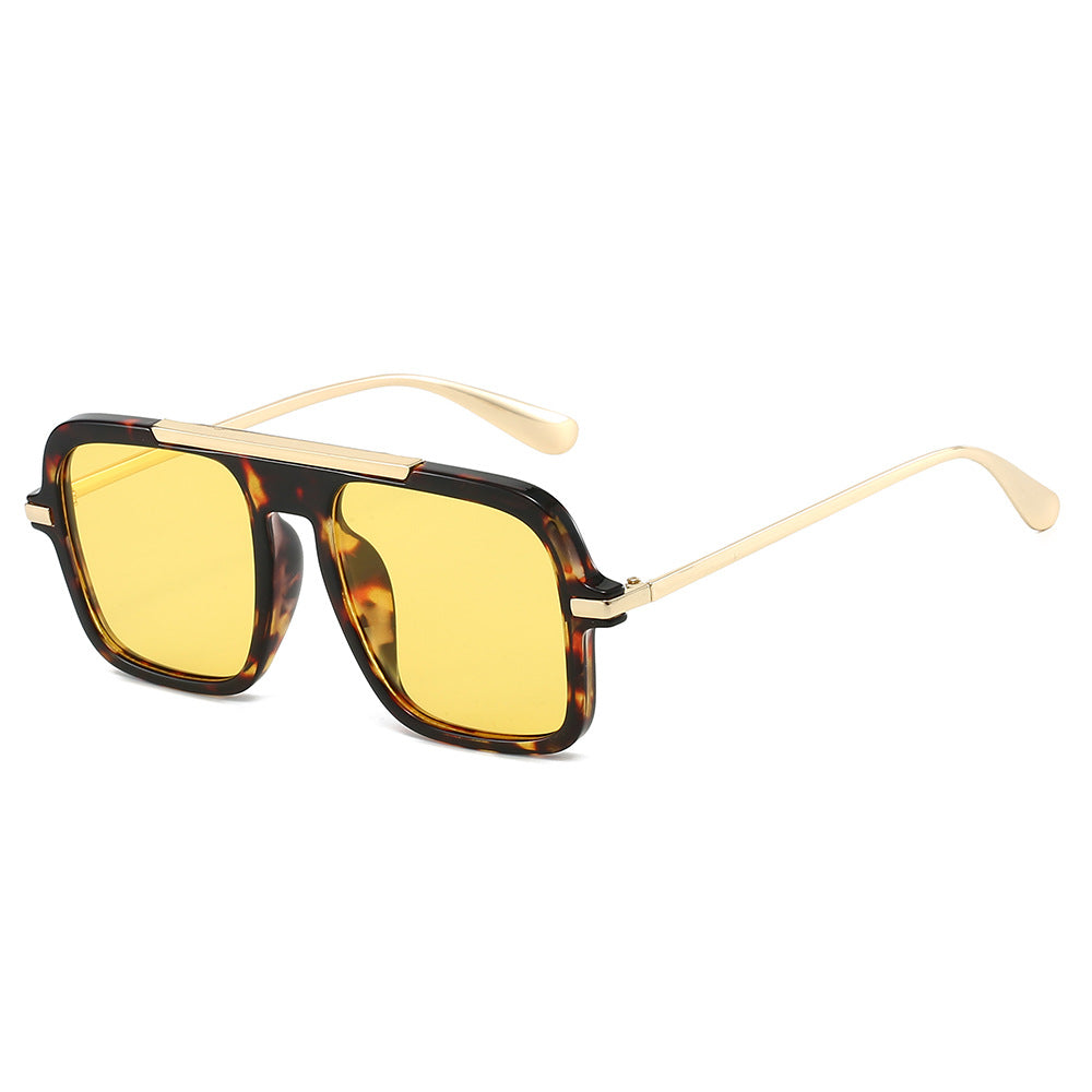 Women's fashionable sunglasses with trendy square frame Bowlift