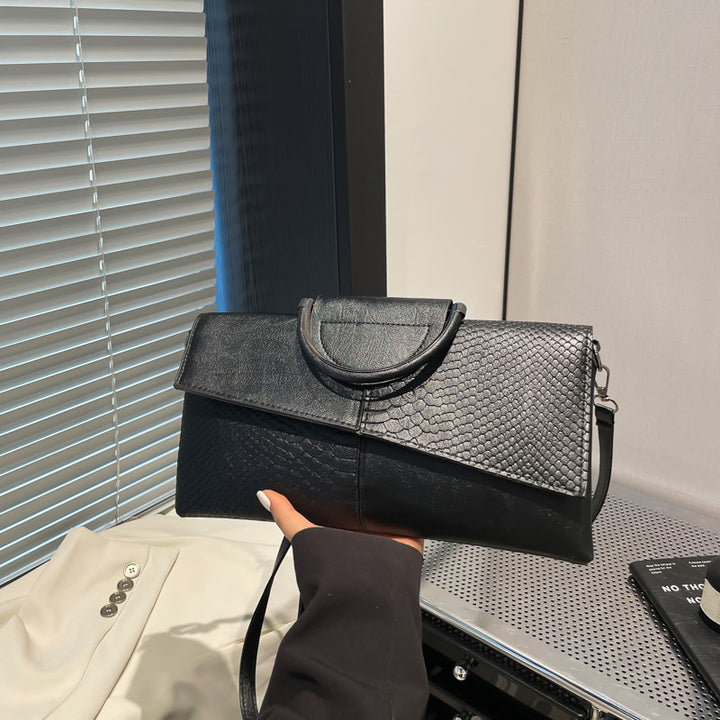 Structured Textured Clutch Bag Bowlift