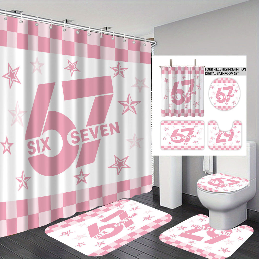 Colorful Dessert-Themed Bathroom Set Bowlift