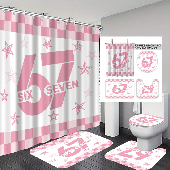 Colorful Dessert-Themed Bathroom Set Bowlift