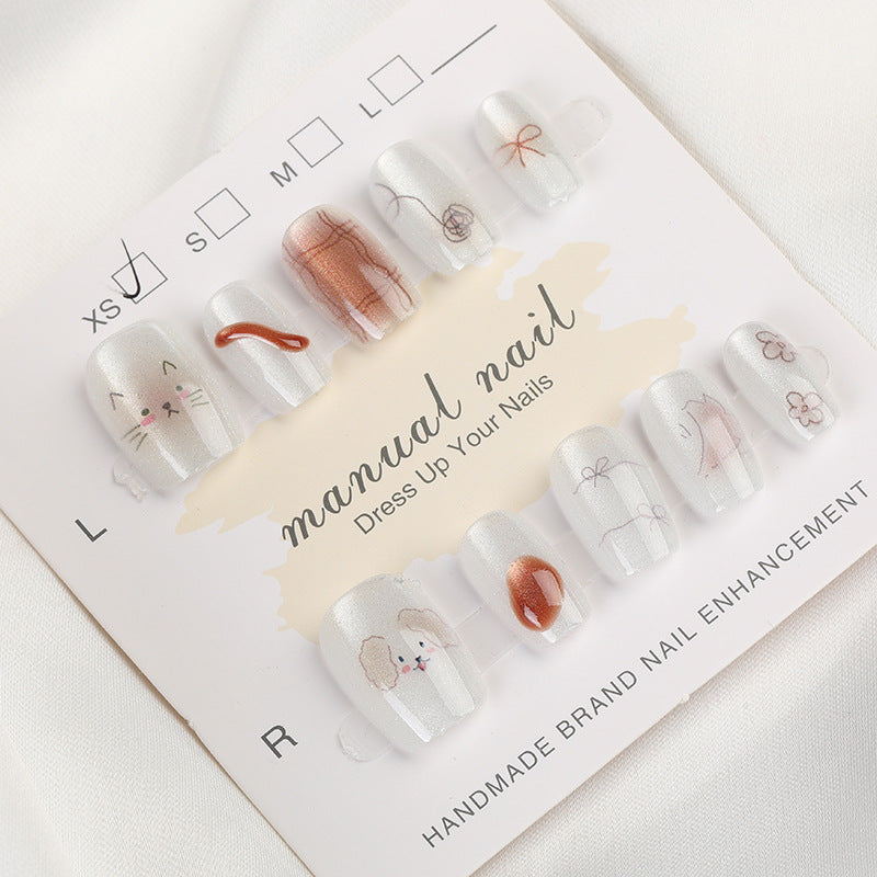 Artisanal Press-On Nail Set Bowlift