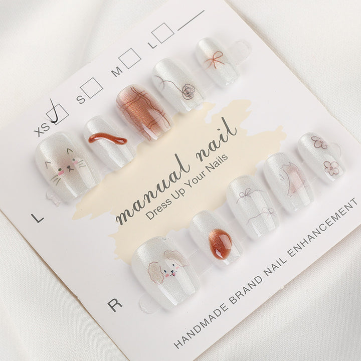 Artisanal Press-On Nail Set Bowlift