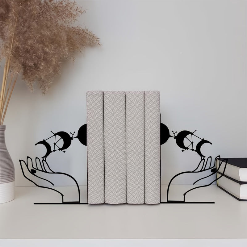 Artistic Handcrafted Metal Bookends