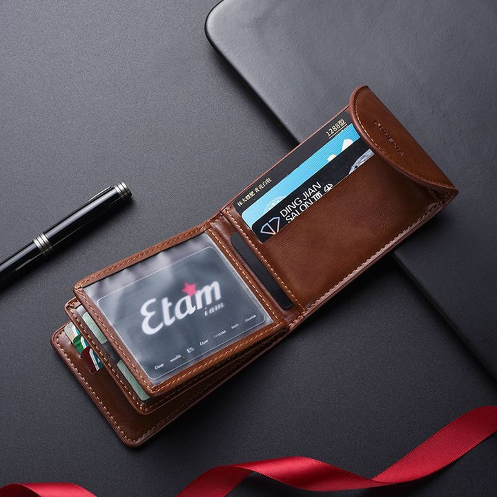 Vintage Leather Card Holder Bowlift
