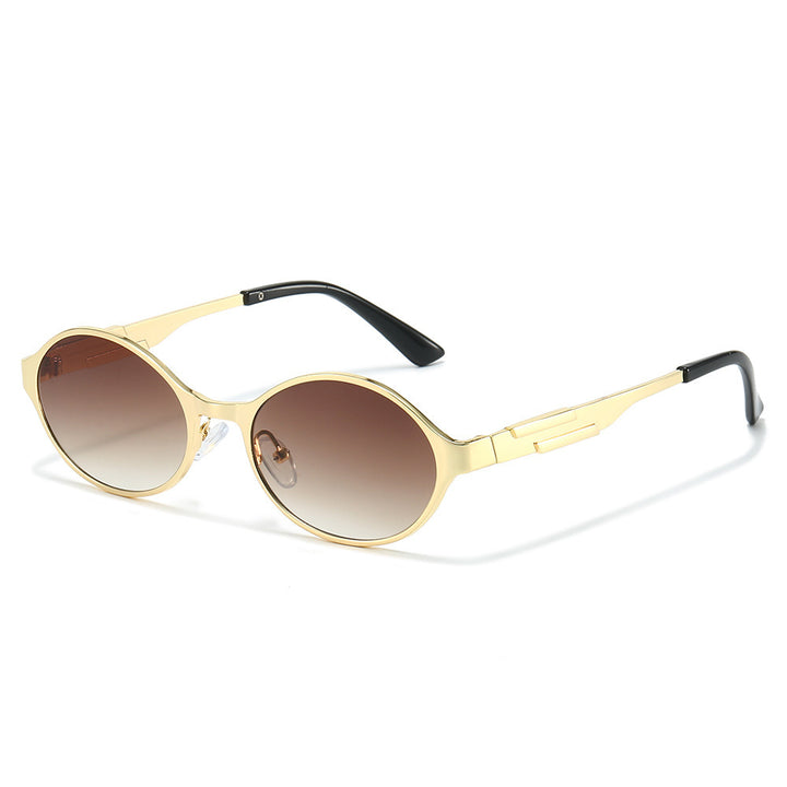 Unique Oval Frame Sunglasses Bowlift