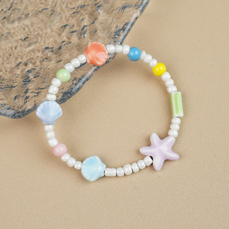 Heart-Shaped Beaded Bracelet Bowlift