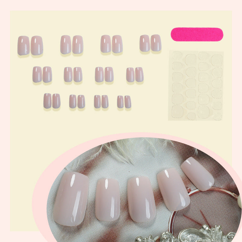 Fake nail set with shiny finish and ergonomic fit Bowlift