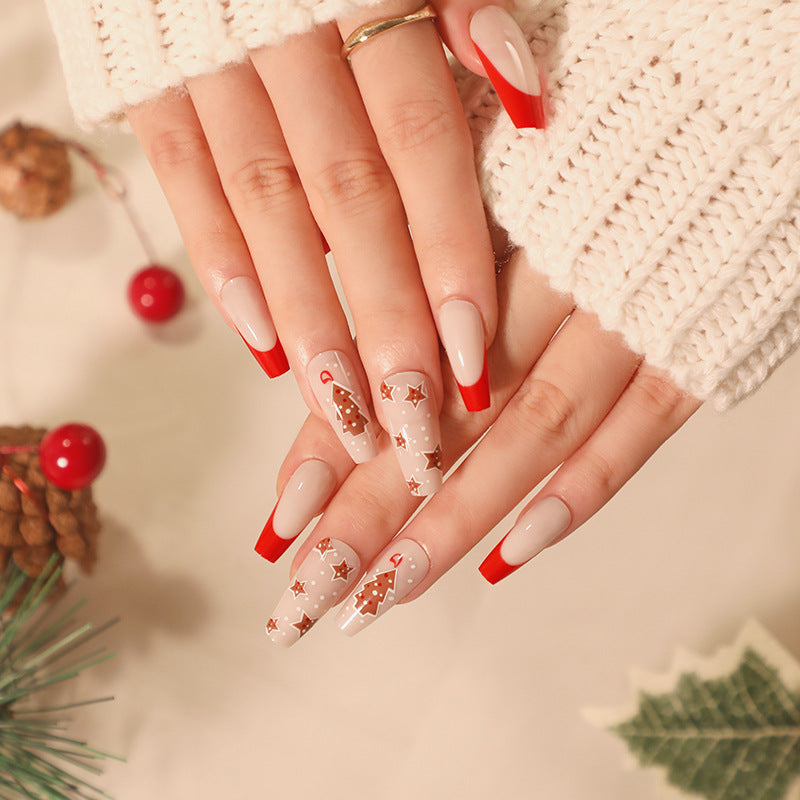 Artful Nail Art with Festive Christmas Design Bowlift