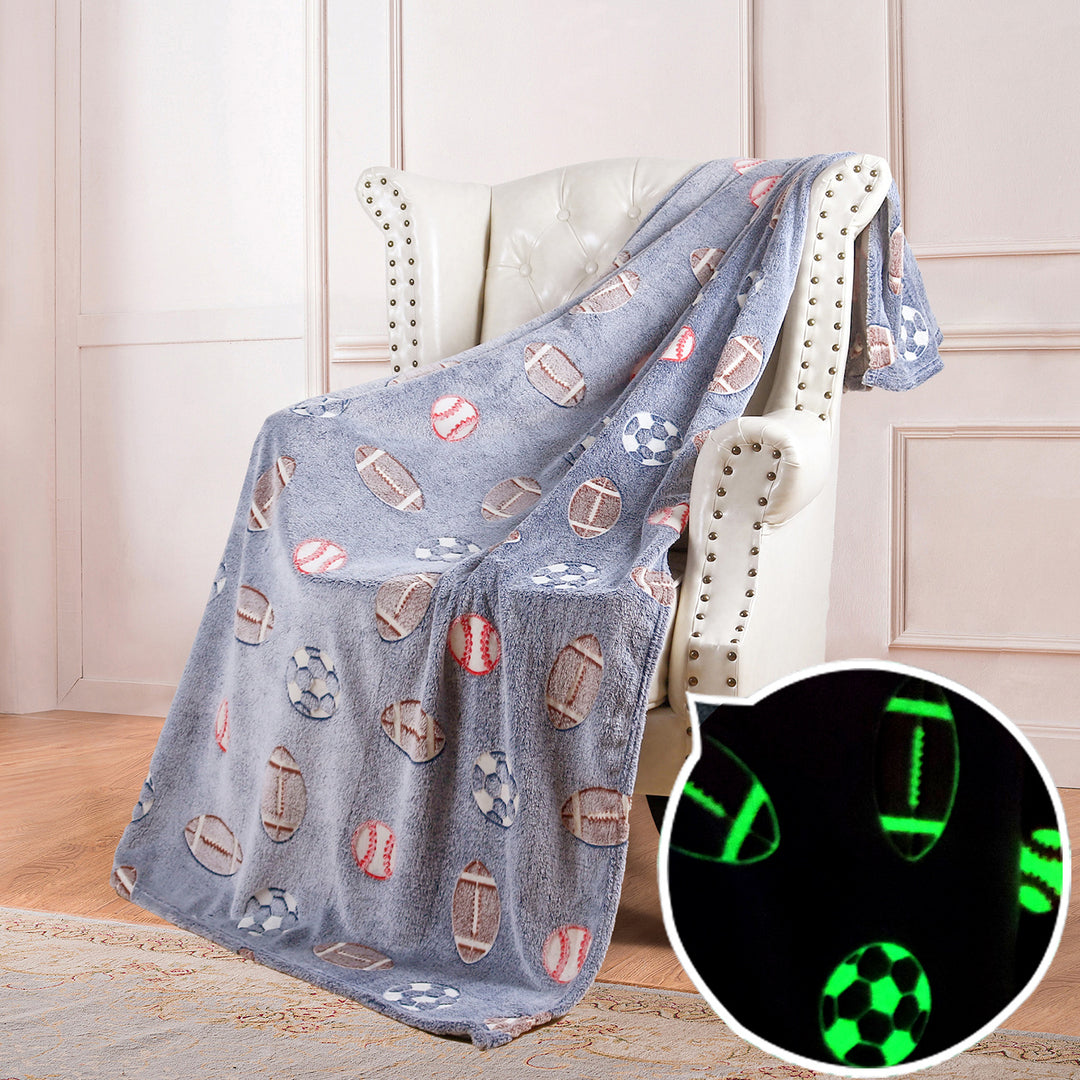 Unisex Sport-Motiv Fleece Blanket Bowlift