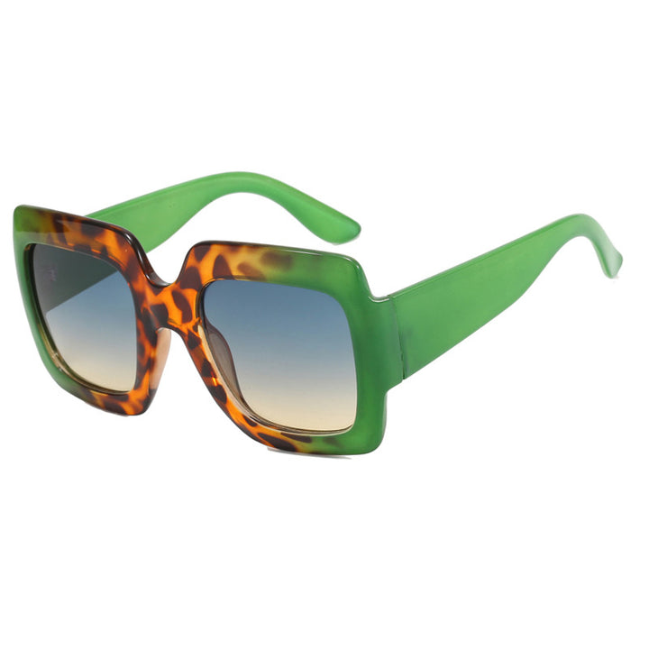 Women's oversized sunglasses with square frames and UV protection Bowlift